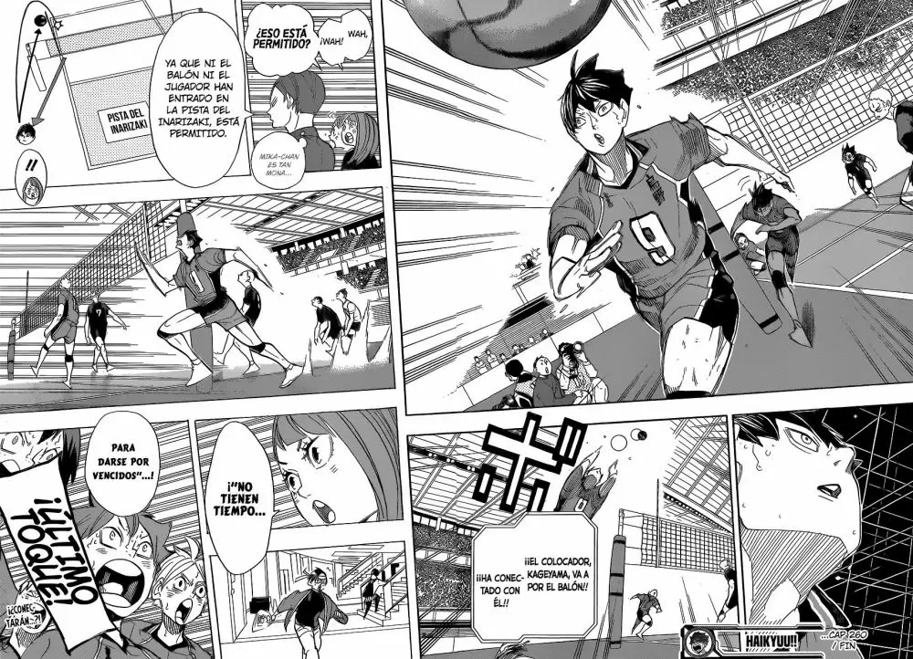 Haikyuu!! capítulo 260 página 18