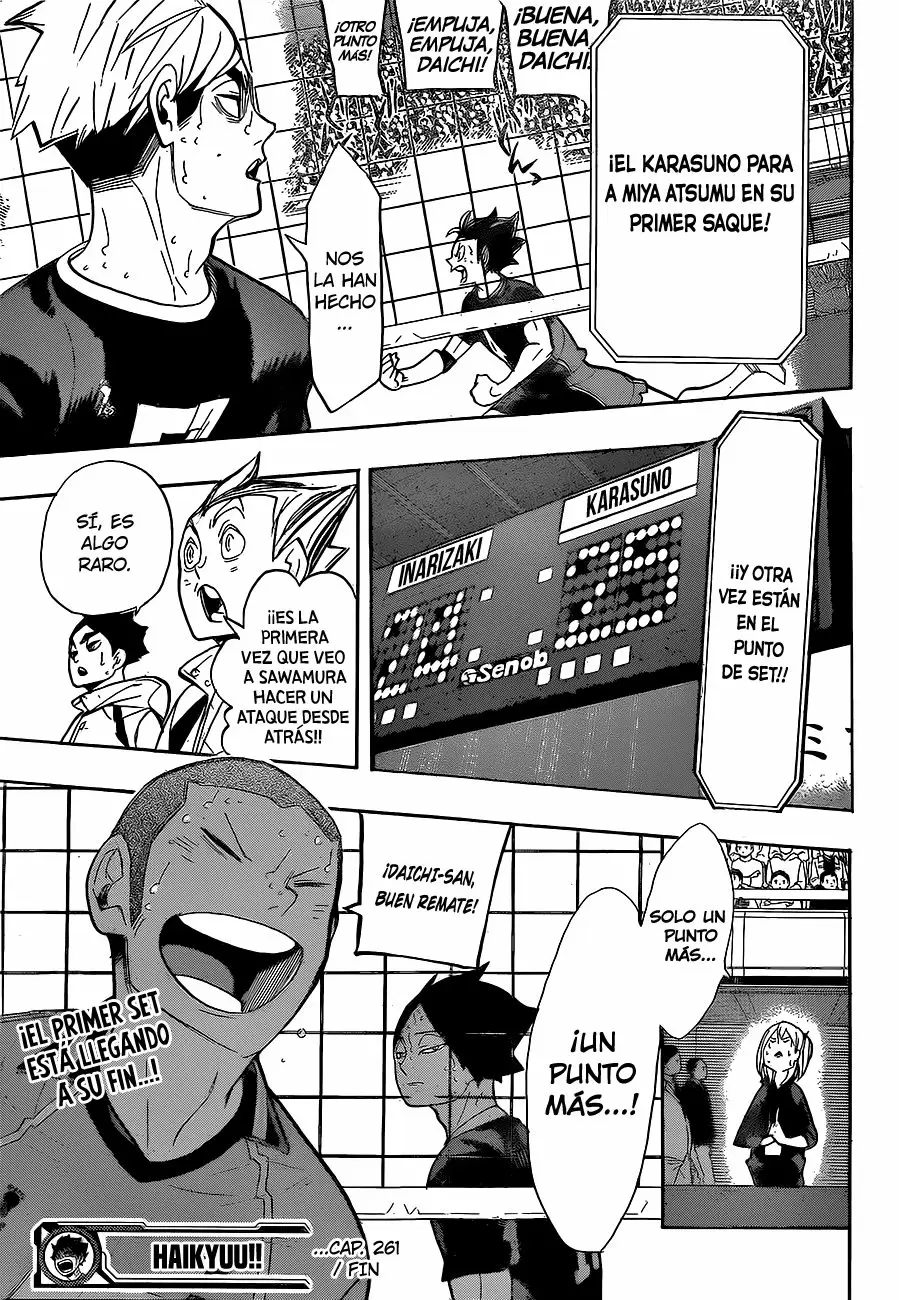 Haikyuu!! - Capítulo 261 - Página 19 - LectorTMOo