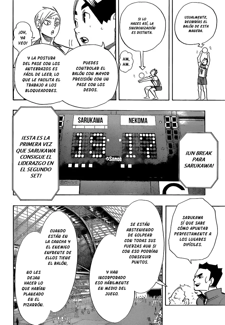 Haikyuu!! capítulo 266 página 18