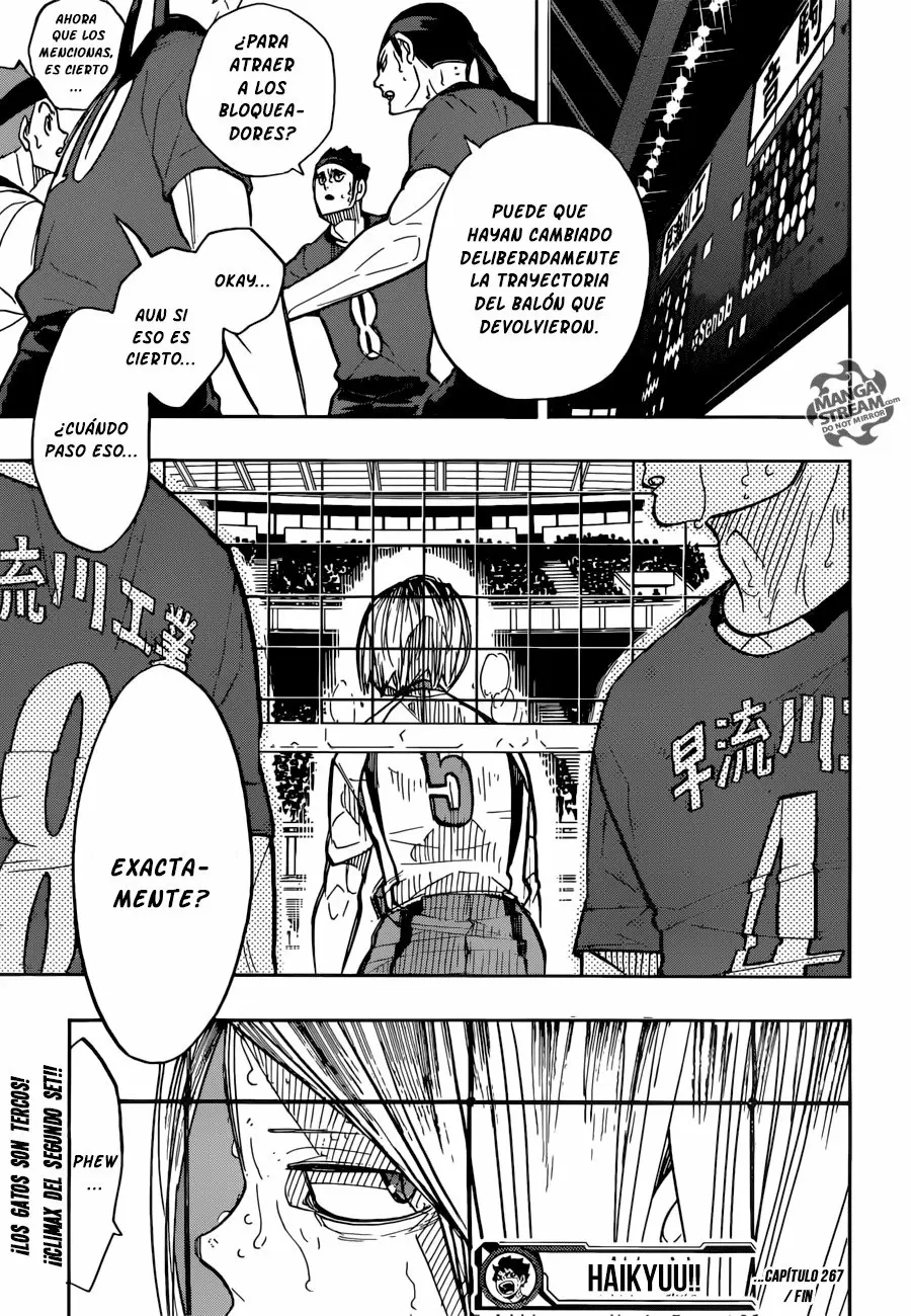 Haikyuu!! capítulo 267 página 20