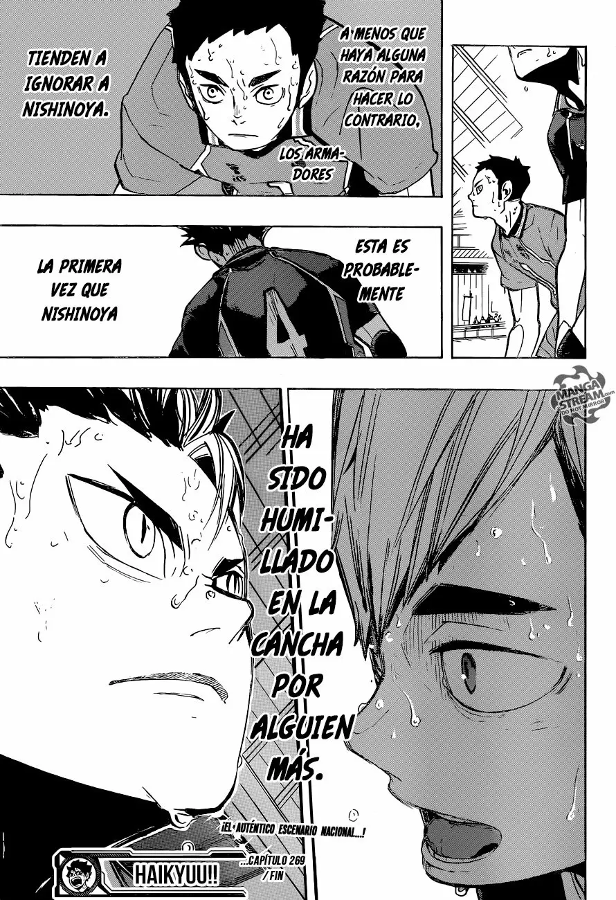 Haikyuu!! capítulo 269 página 20