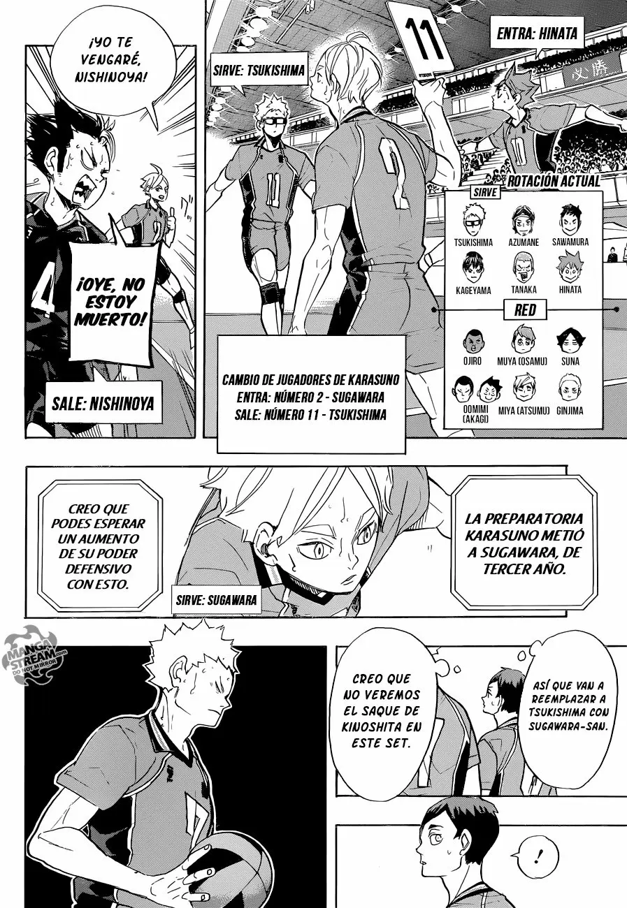 Haikyuu!! capítulo 272 página 6