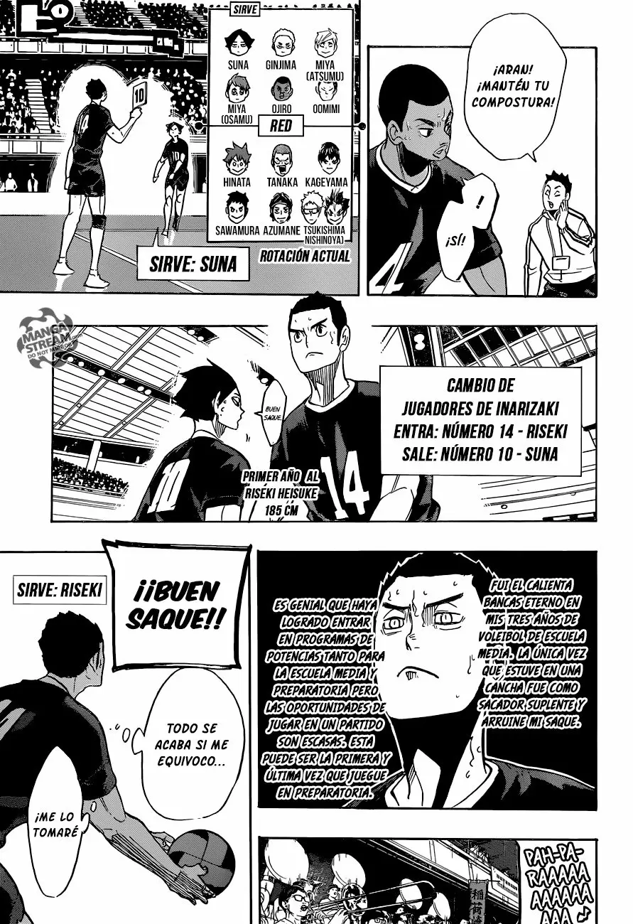 Haikyuu!! capítulo 272 página 13