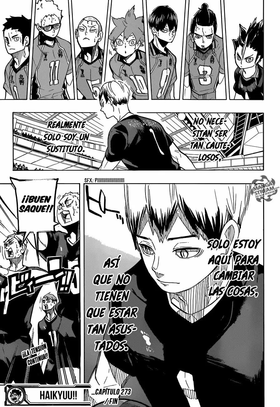 Haikyuu!! capítulo 273 página 19