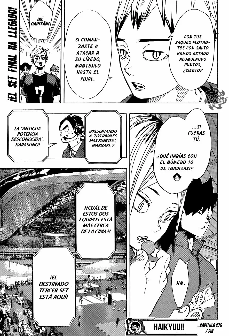 Haikyuu!! capítulo 275 página 19