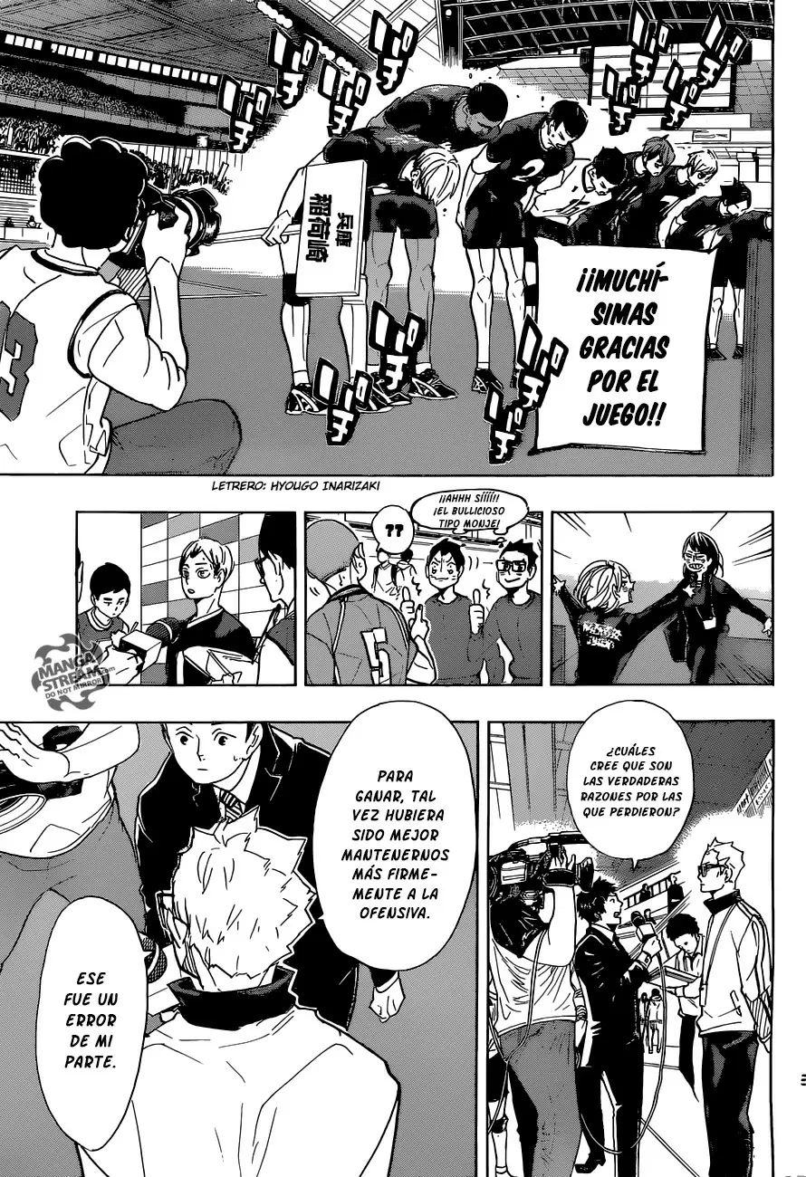 Haikyuu!! - Capítulo 291 - Página 11 - LectorTMOo