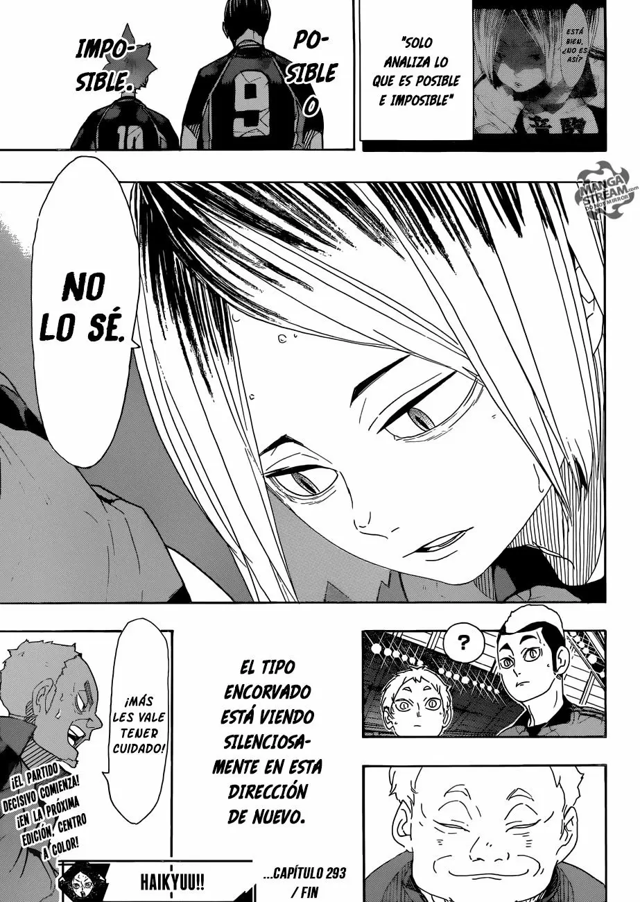 Haikyuu!! - Capítulo 293 - Página 18 - LectorTMOo