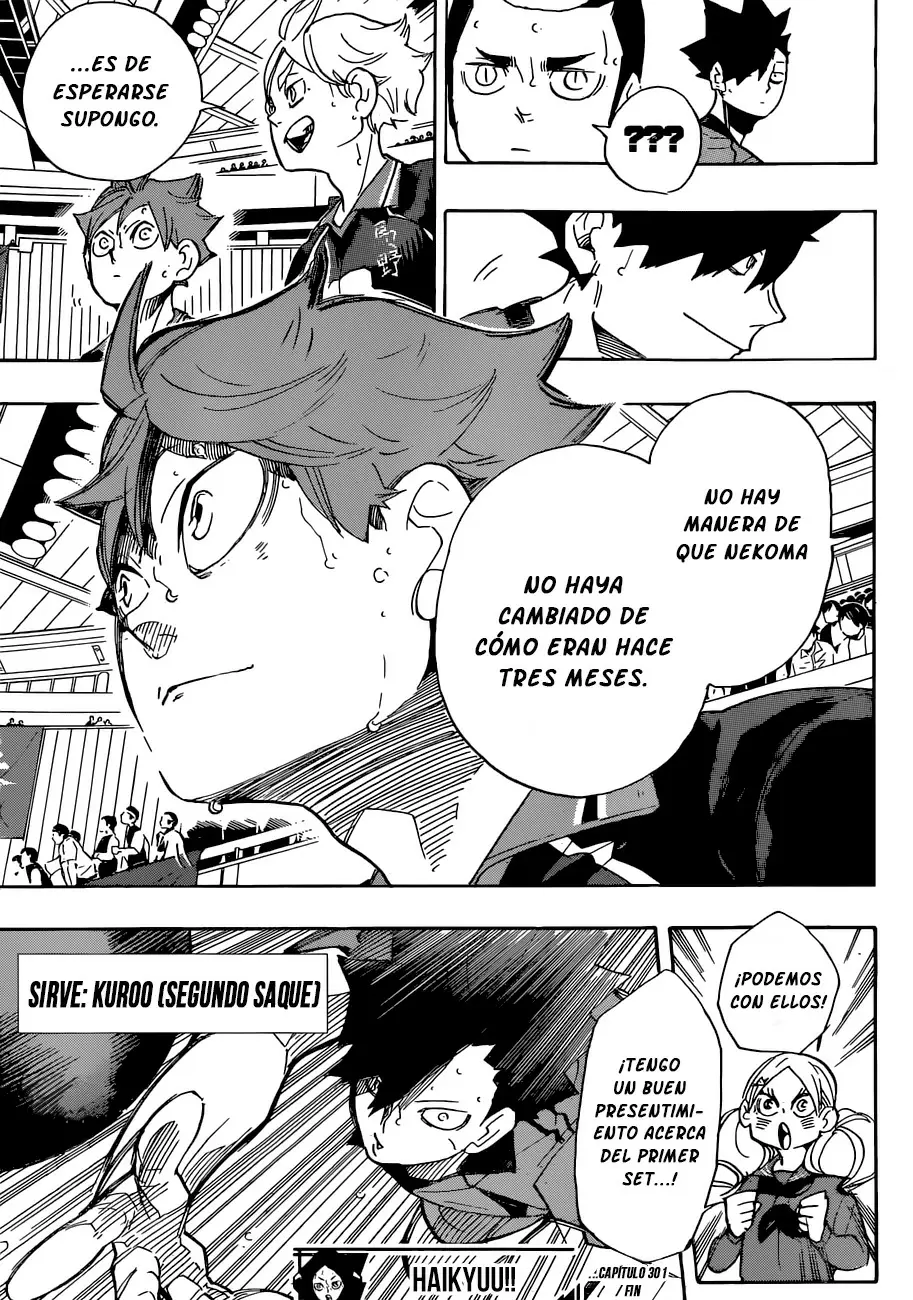 Haikyuu!! - Capítulo 301 - Página 19 - LectorTMOo