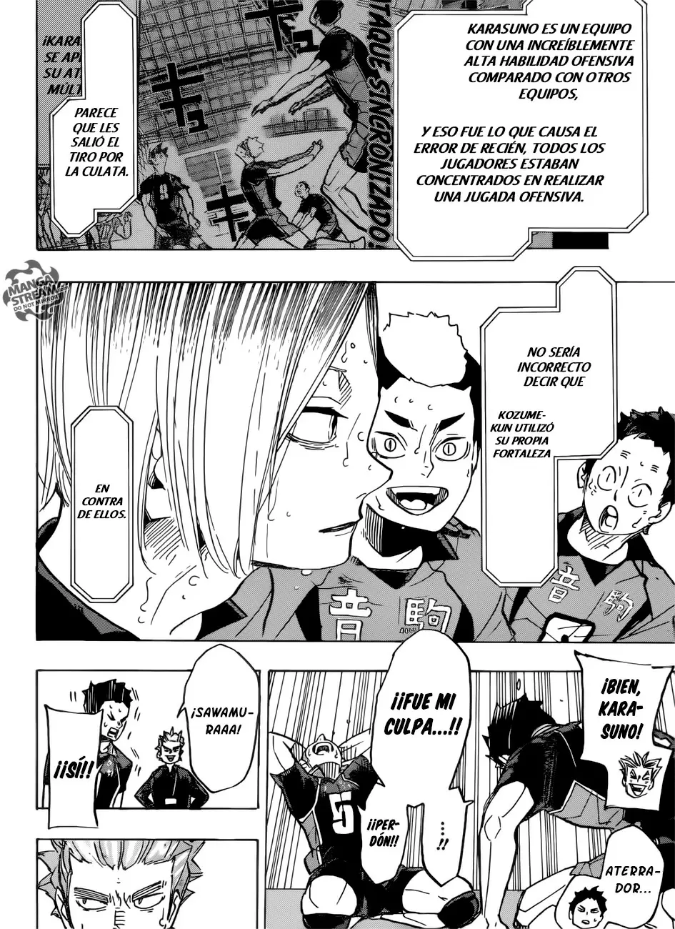 Haikyuu!! capítulo 304 página 18