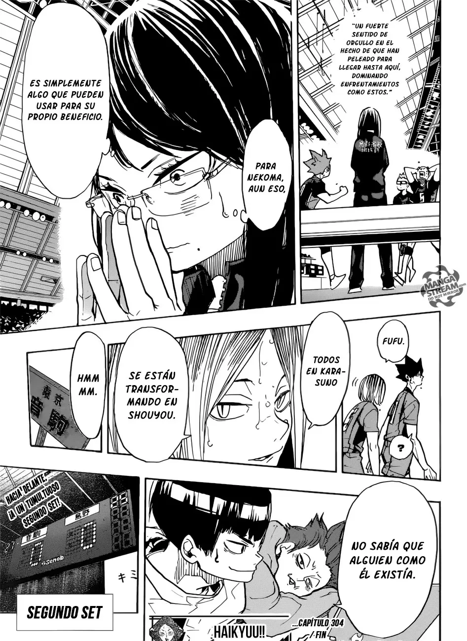 Haikyuu!! capítulo 304 página 19