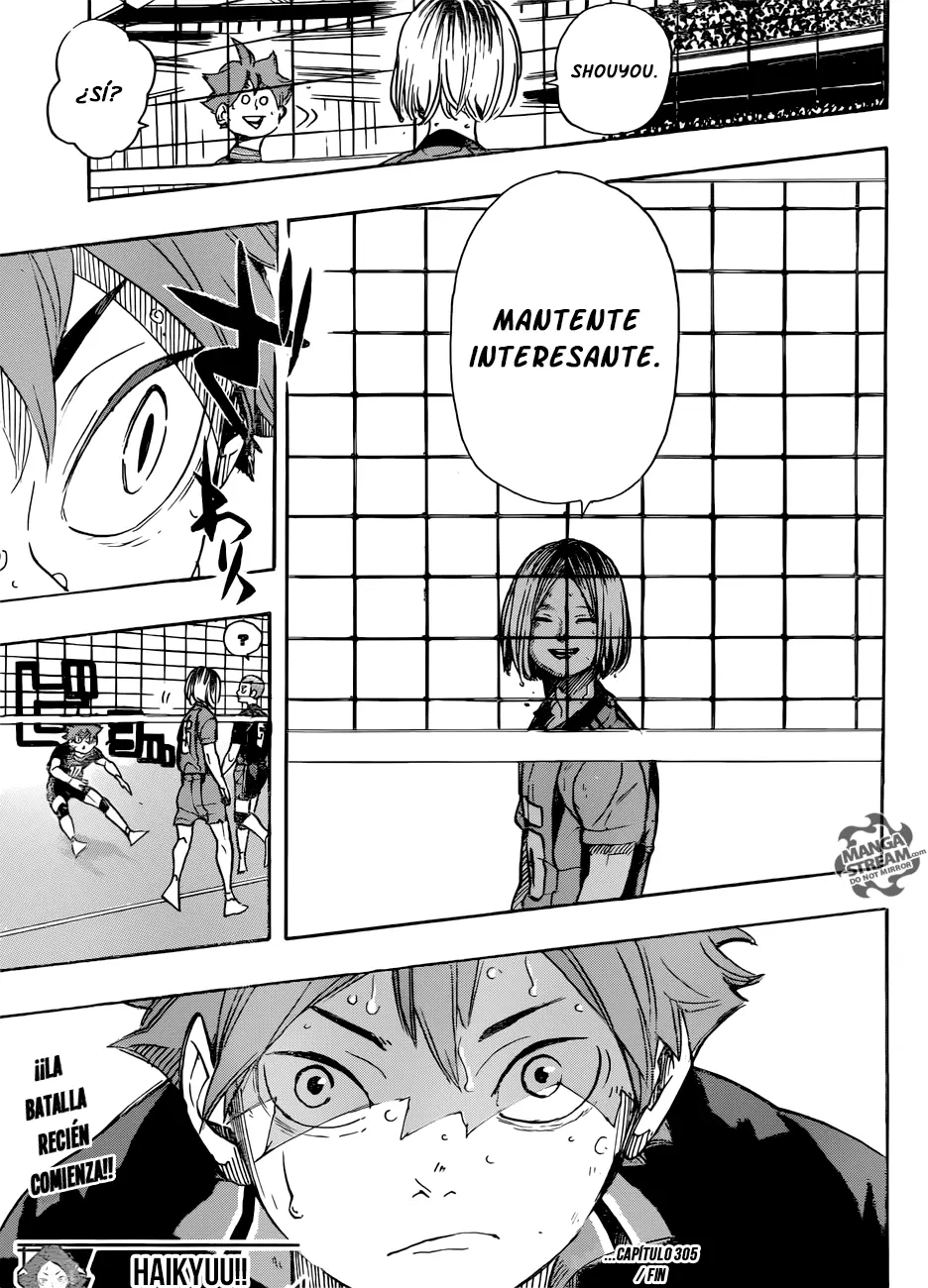 Haikyuu!! - Capítulo 305 - Página 18 - LectorTMOo