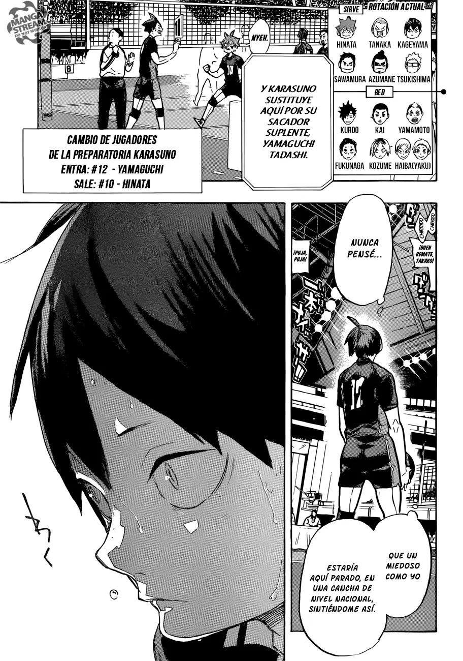 Haikyuu!! capítulo 309 página 12