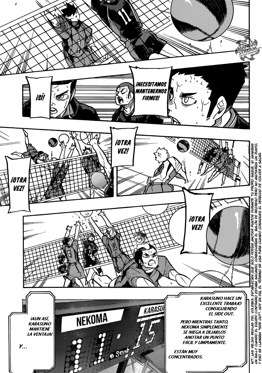 Haikyuu!! capítulo 309 página 15