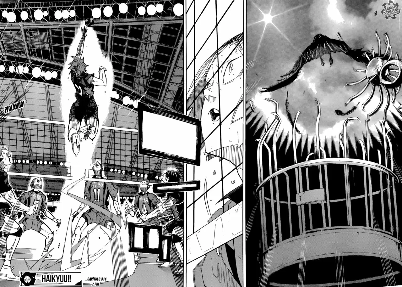 Haikyuu!! capítulo 314 página 15