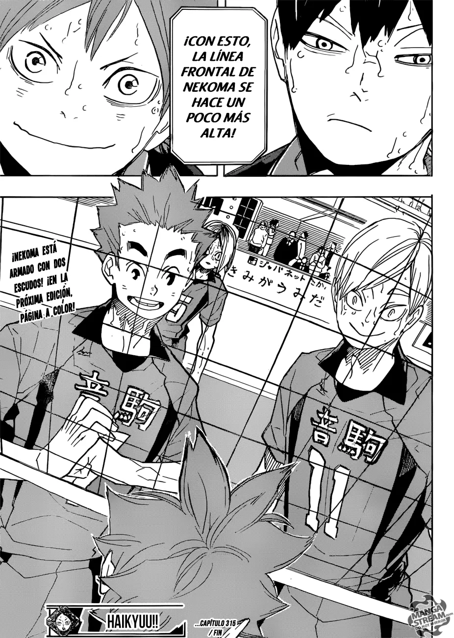 Haikyuu!! - Capítulo 315 - Página 18 - LectorTMOo