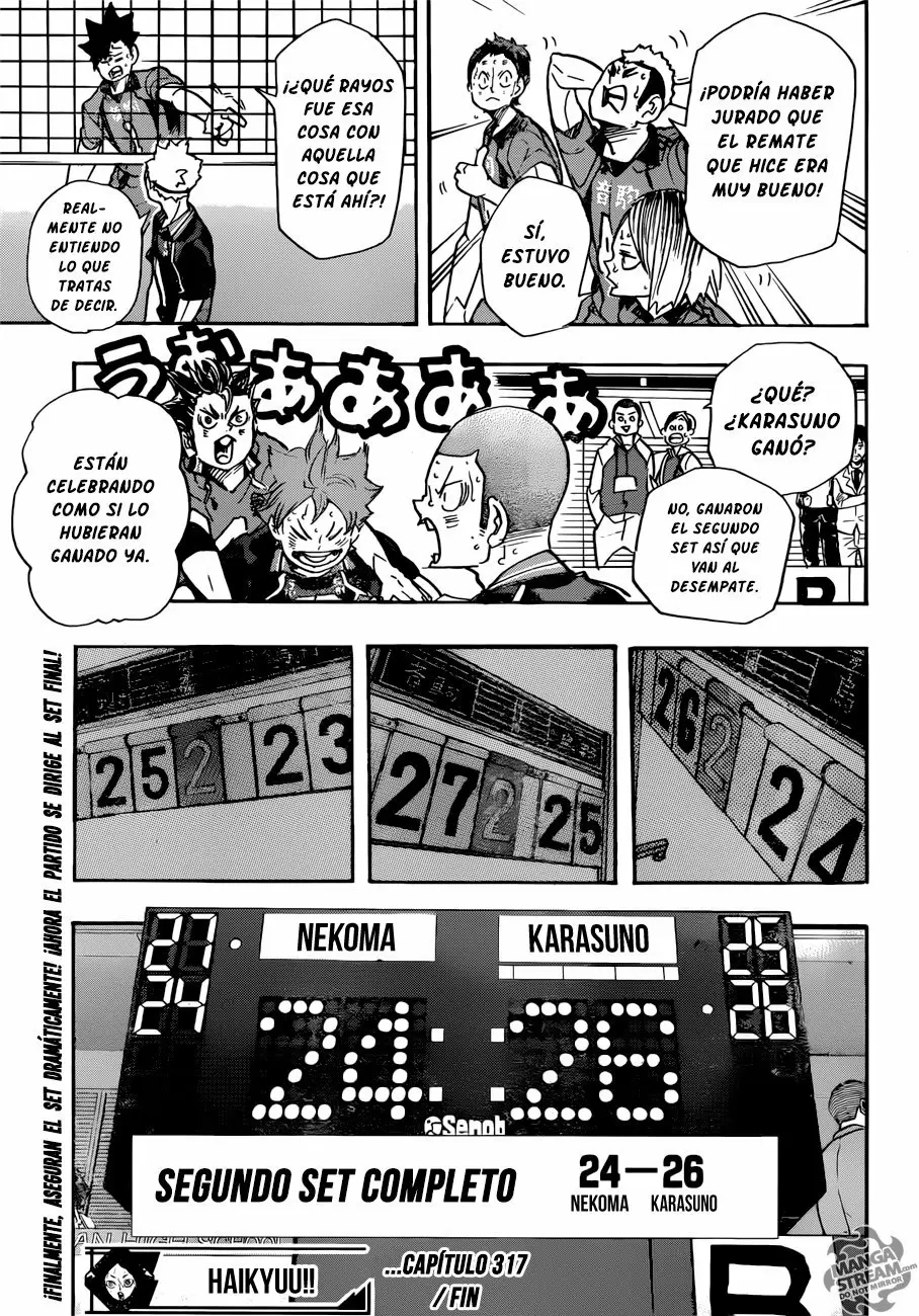 Haikyuu!! - Capítulo 317 - Página 18 - LectorTMOo