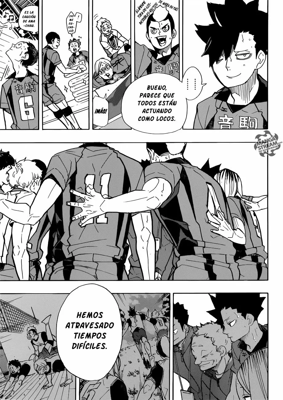 Haikyuu!! capítulo 318 página 18