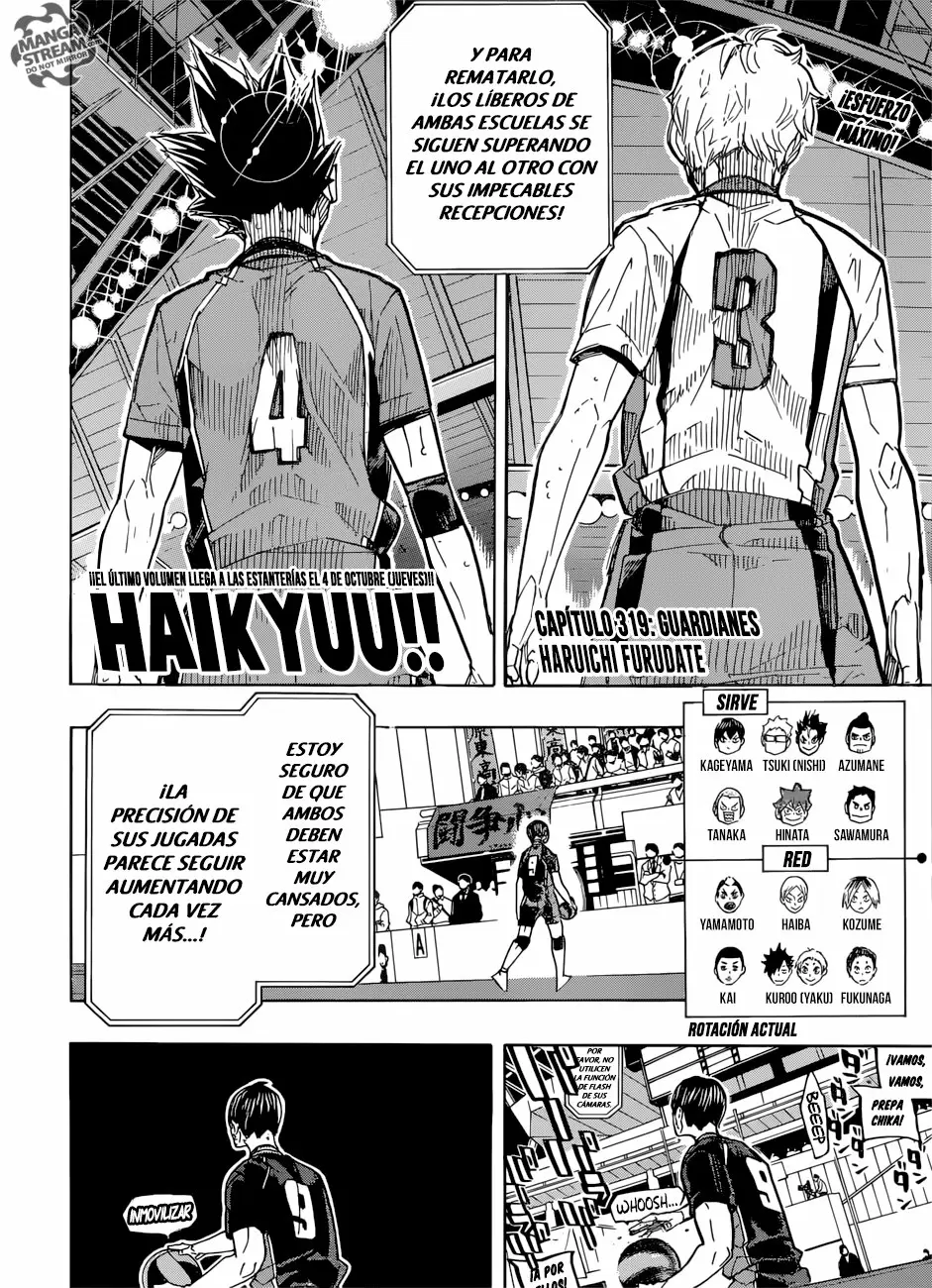 Haikyuu!! capítulo 319 página 6