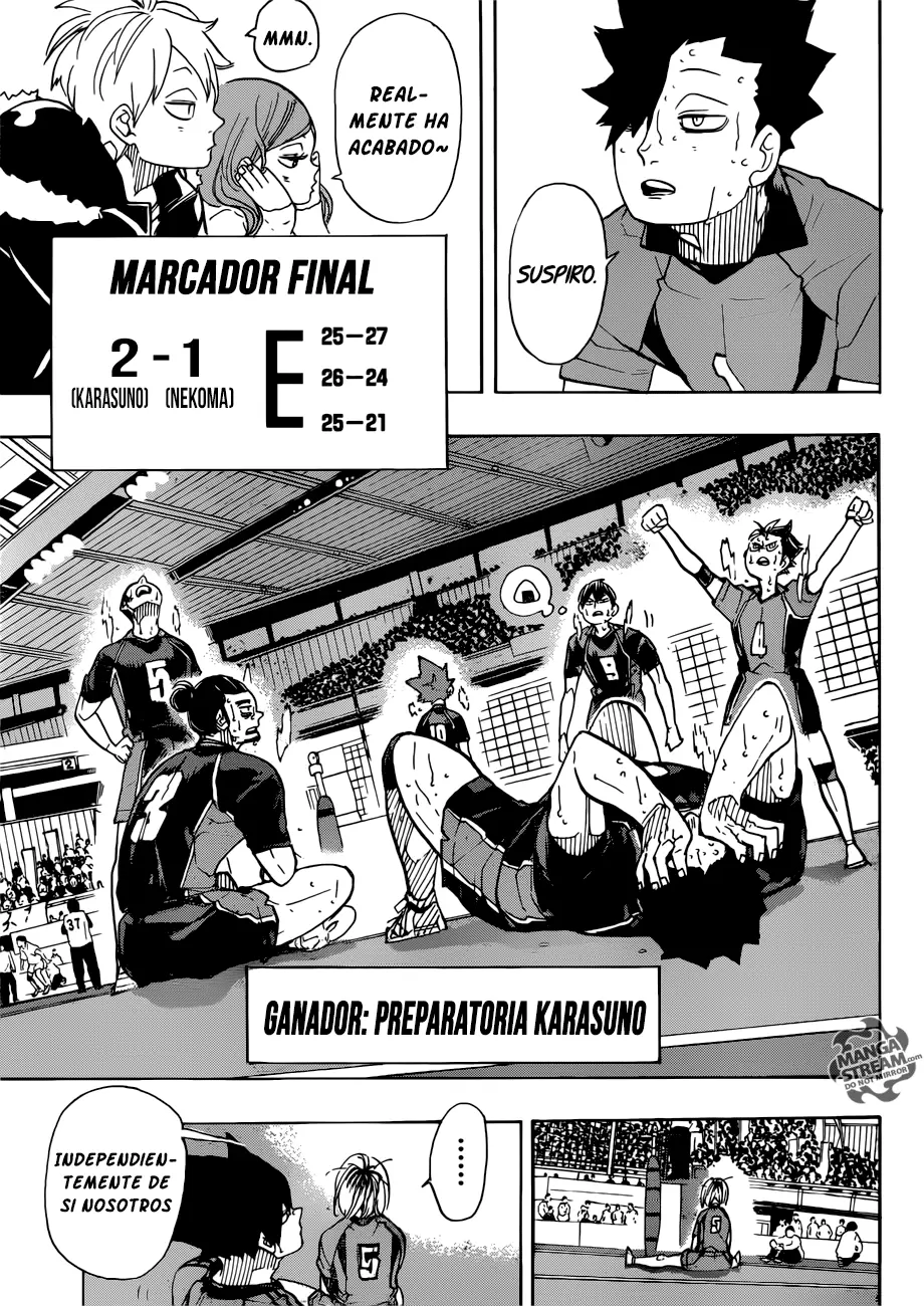 Haikyuu!! - Capítulo 324 - Página 15 - LectorTMOo
