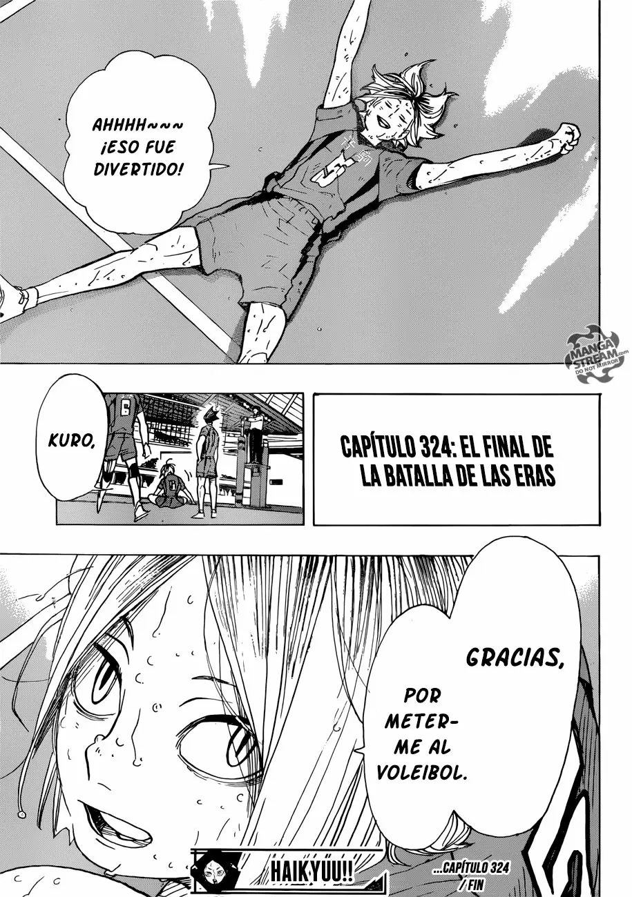 Haikyuu!! - Capítulo 324 - Página 17 - LectorTMOo