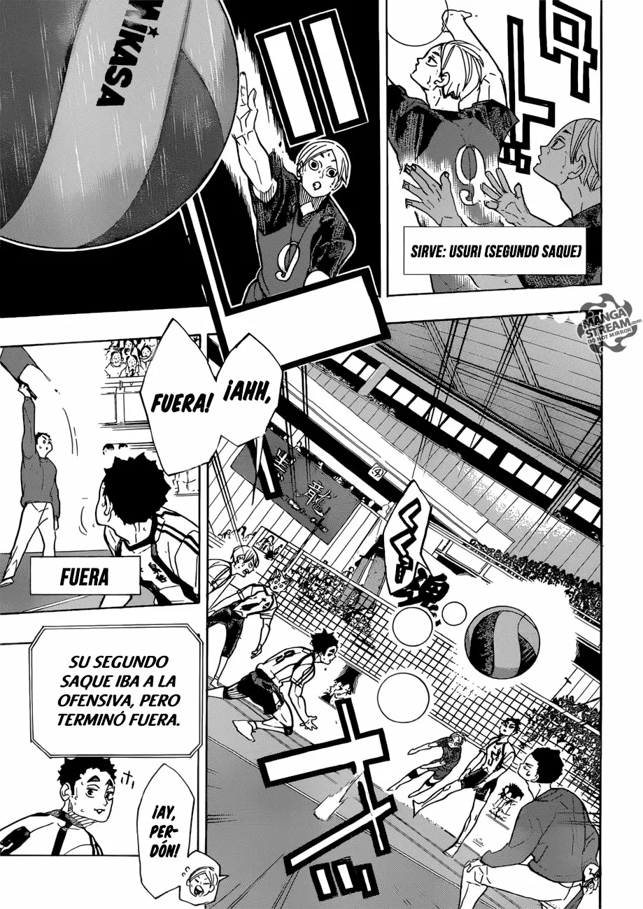 Haikyuu!! capítulo 328 página 14