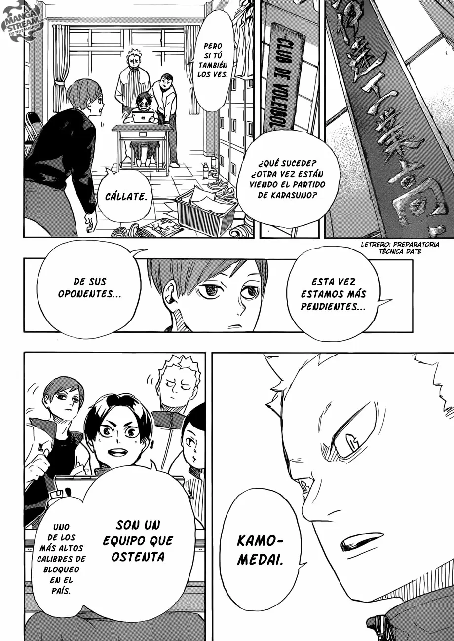 Haikyuu!! capítulo 338 página 8