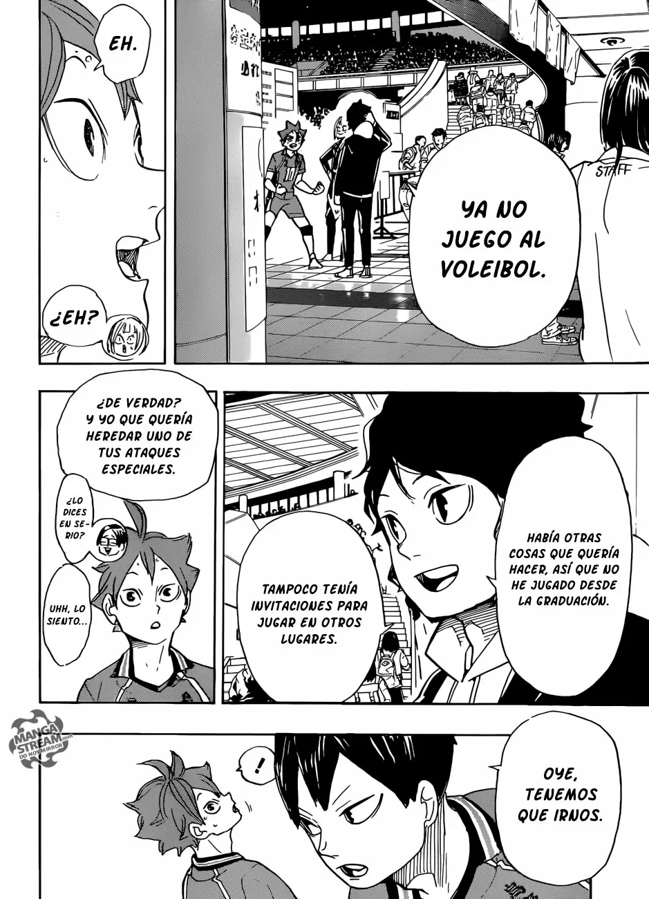 Haikyuu!! capítulo 338 página 18