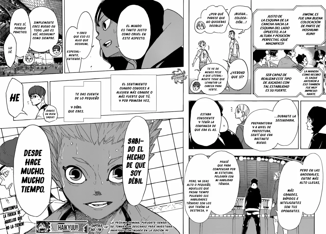 Haikyuu!! capítulo 343 página 18