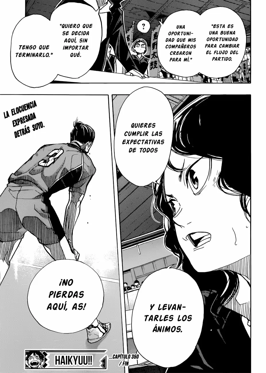 Haikyuu!! - Capítulo 350 - Página 19 - LectorTMOo