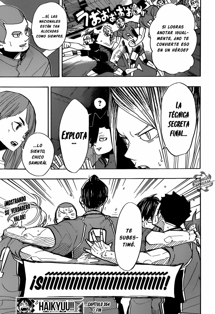 Haikyuu!! - Capítulo 354 - Página 21 - LectorTMOo