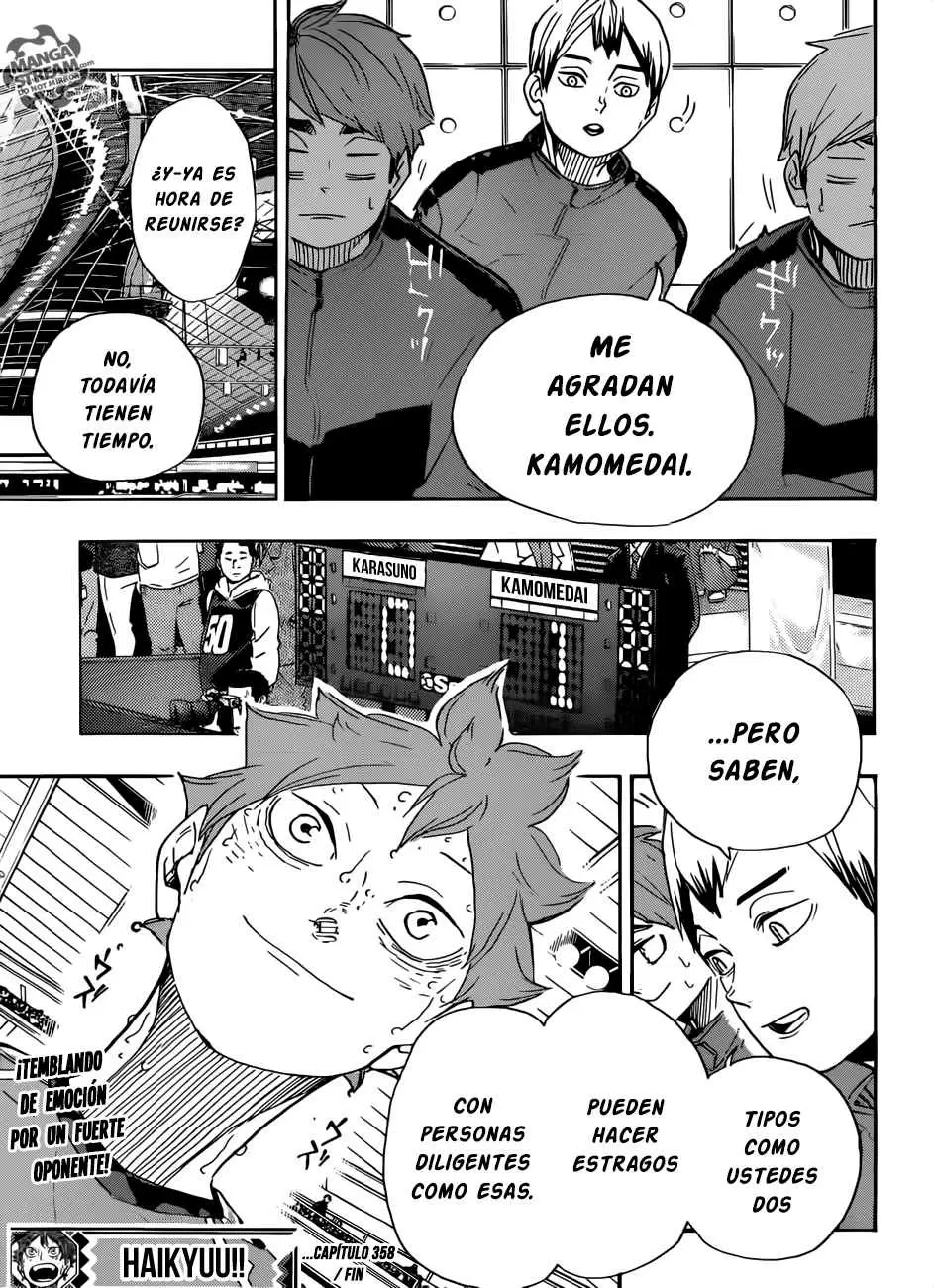 Haikyuu!! - Capítulo 358 - Página 18 - LectorTMOo