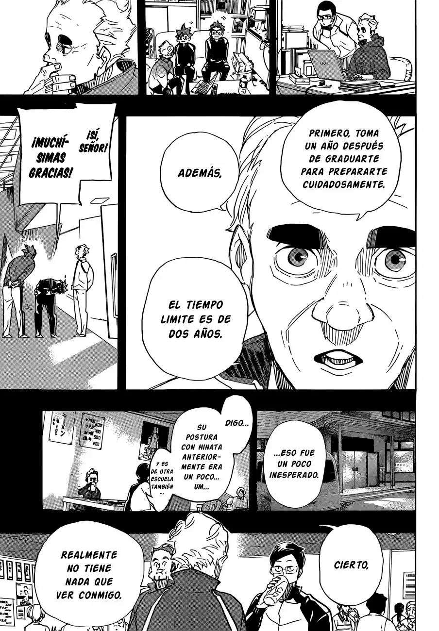 Haikyuu!! capítulo 370 página 13