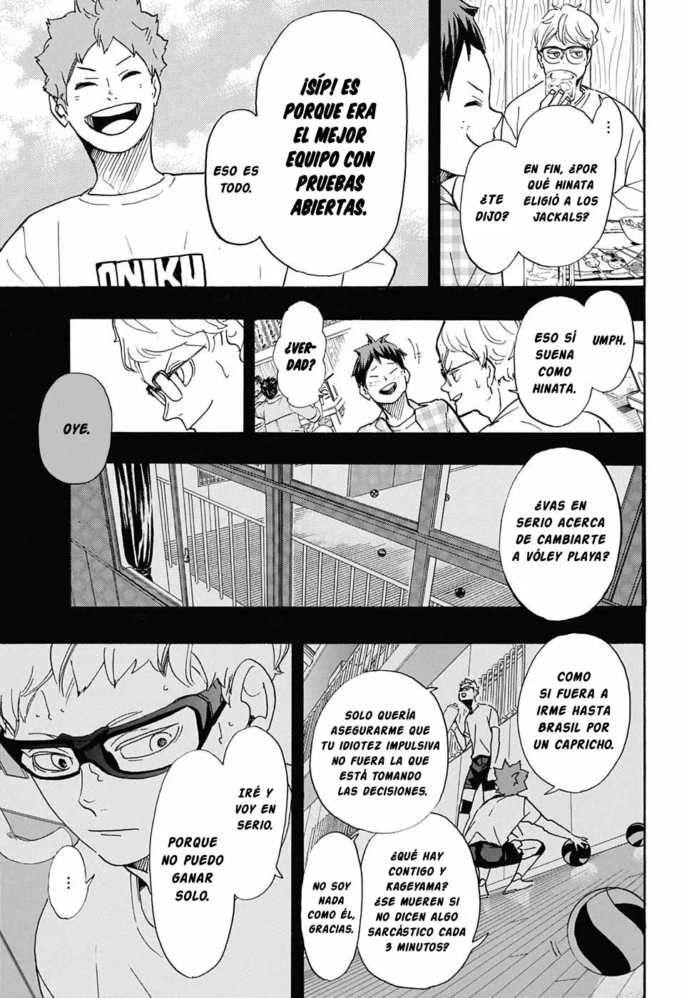 Haikyuu!! capítulo 378 página 14
