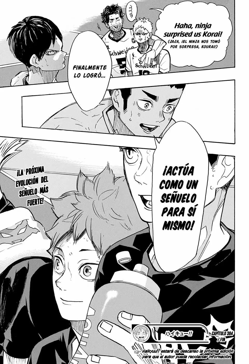 Haikyuu!! - Capítulo 384 - Página 16 - LectorTMOo