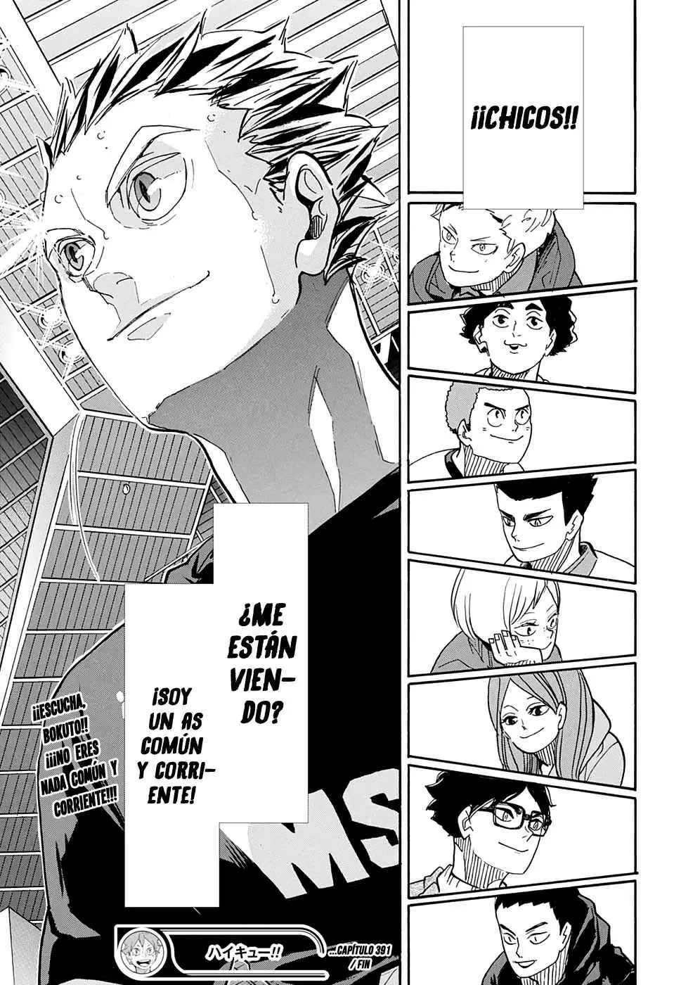 Haikyuu!! capítulo 392 página 17