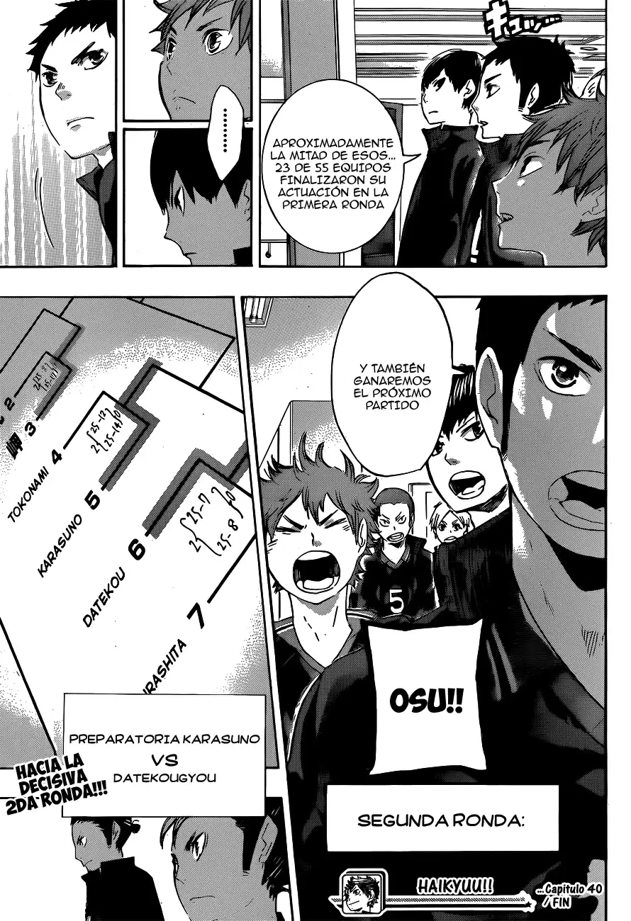 Haikyuu!! - Capítulo 40 - Página 19 - LectorTMOo