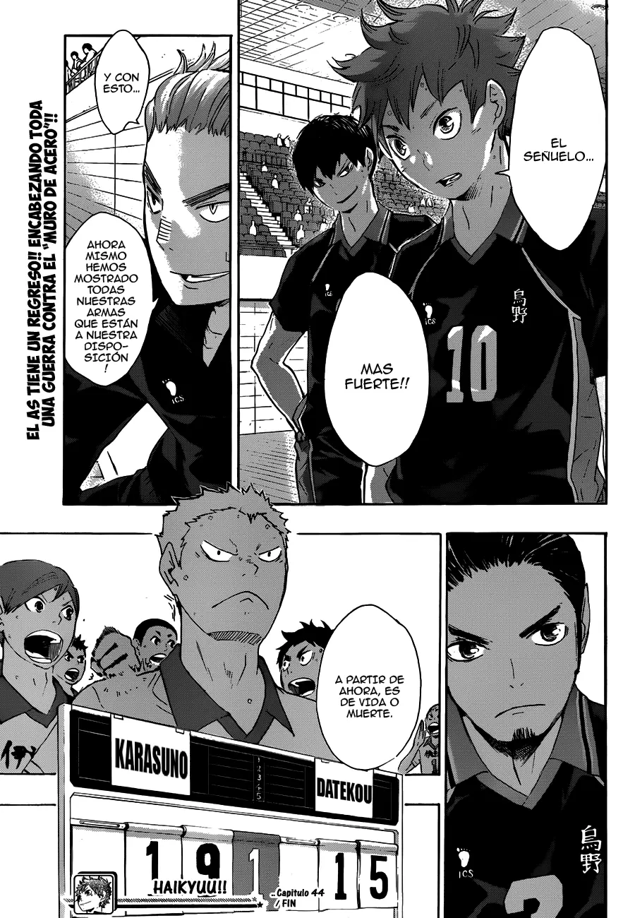 Haikyuu!! - Capítulo 44 - Página 19 - LectorTMOo