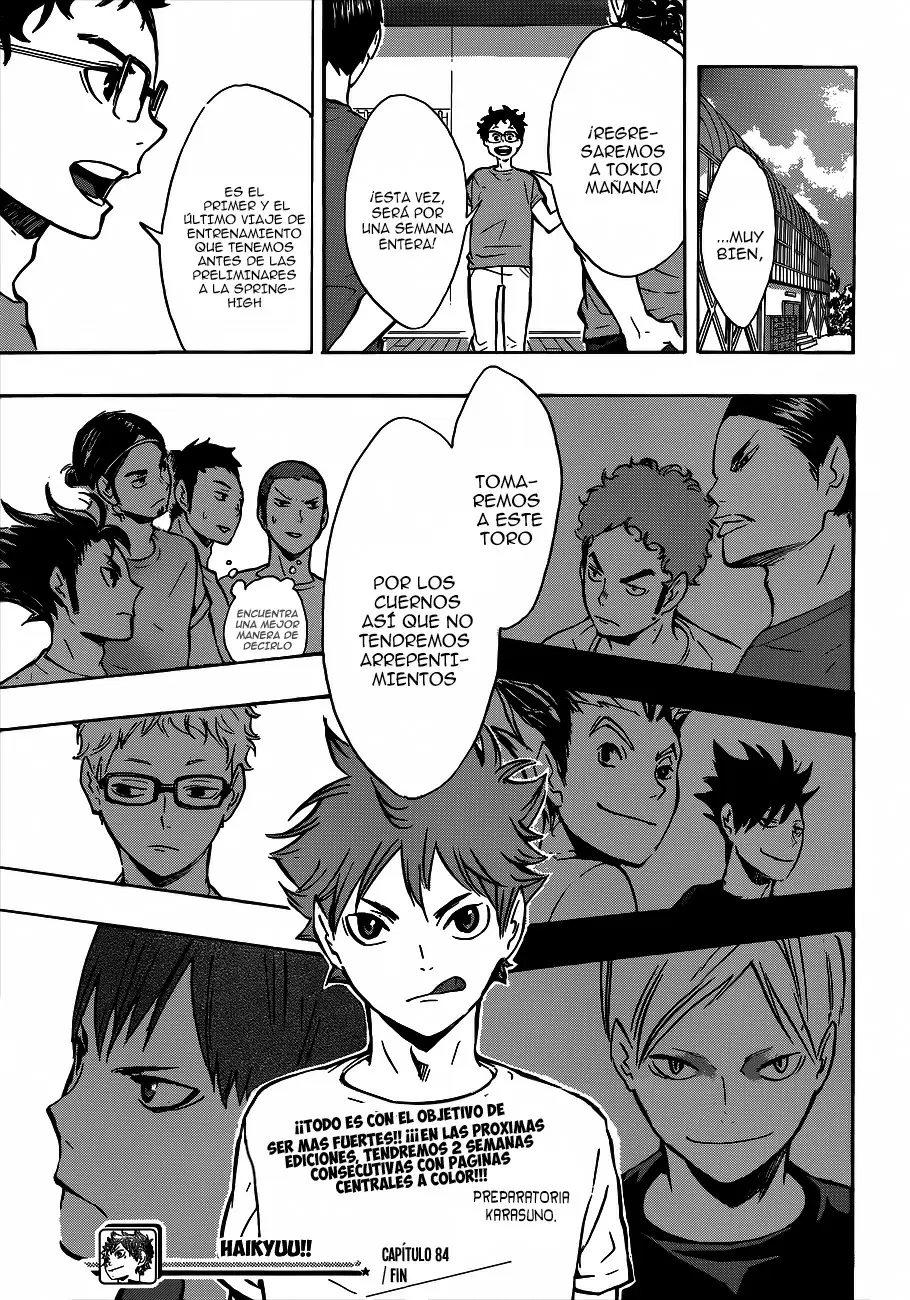 Haikyuu!! - Capítulo 84 - Página 19 - LectorTMOo