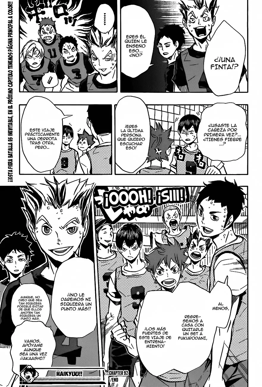 Haikyuu!! - Capítulo 92 - Página 17 - LectorTMOo
