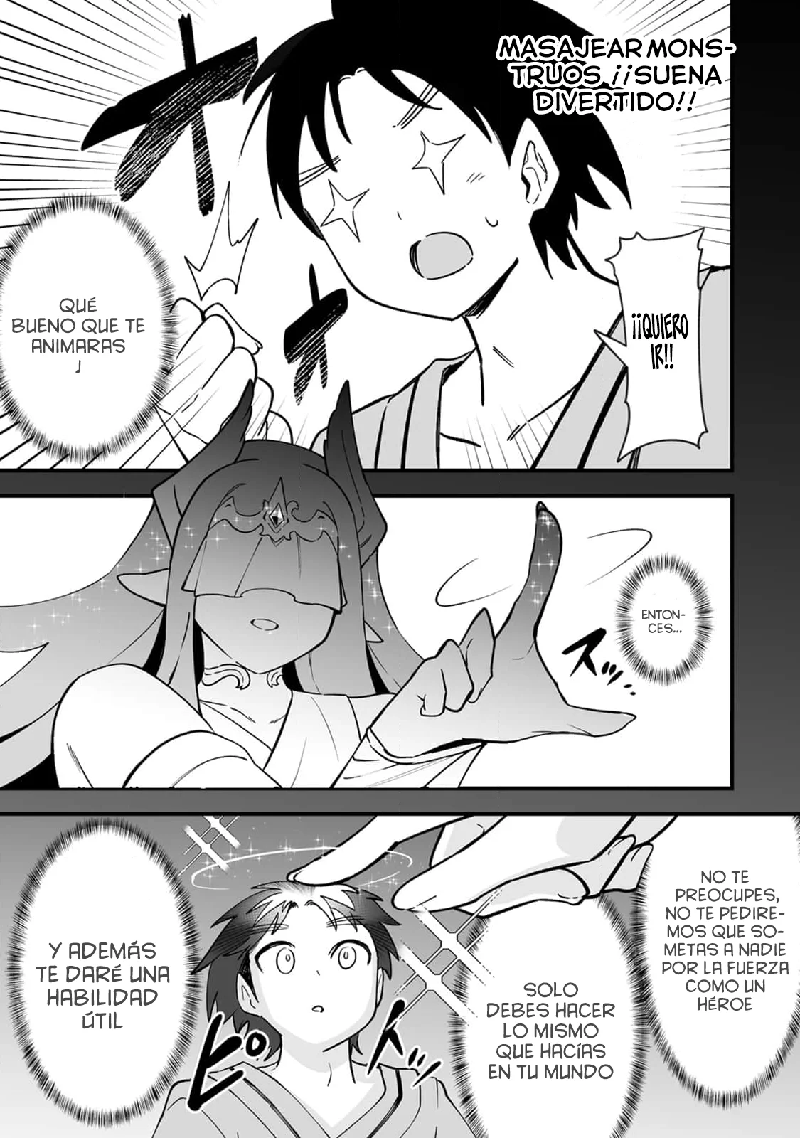 Harem de Masajes en Otro Mundo: ¡Relajo a las Chicas Monstruo Afligidas con mi Presión Divina de Dedo! - Capítulo 2 - Página 15 - LectorTMOo