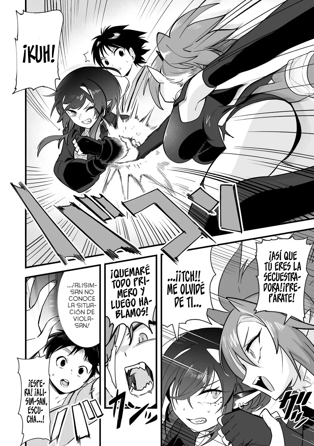 Harem de Masajes en Otro Mundo: ¡Relajo a las Chicas Monstruo Afligidas con mi Presión Divina de Dedo! - Capítulo 4 - Página 6 - LectorTMOo