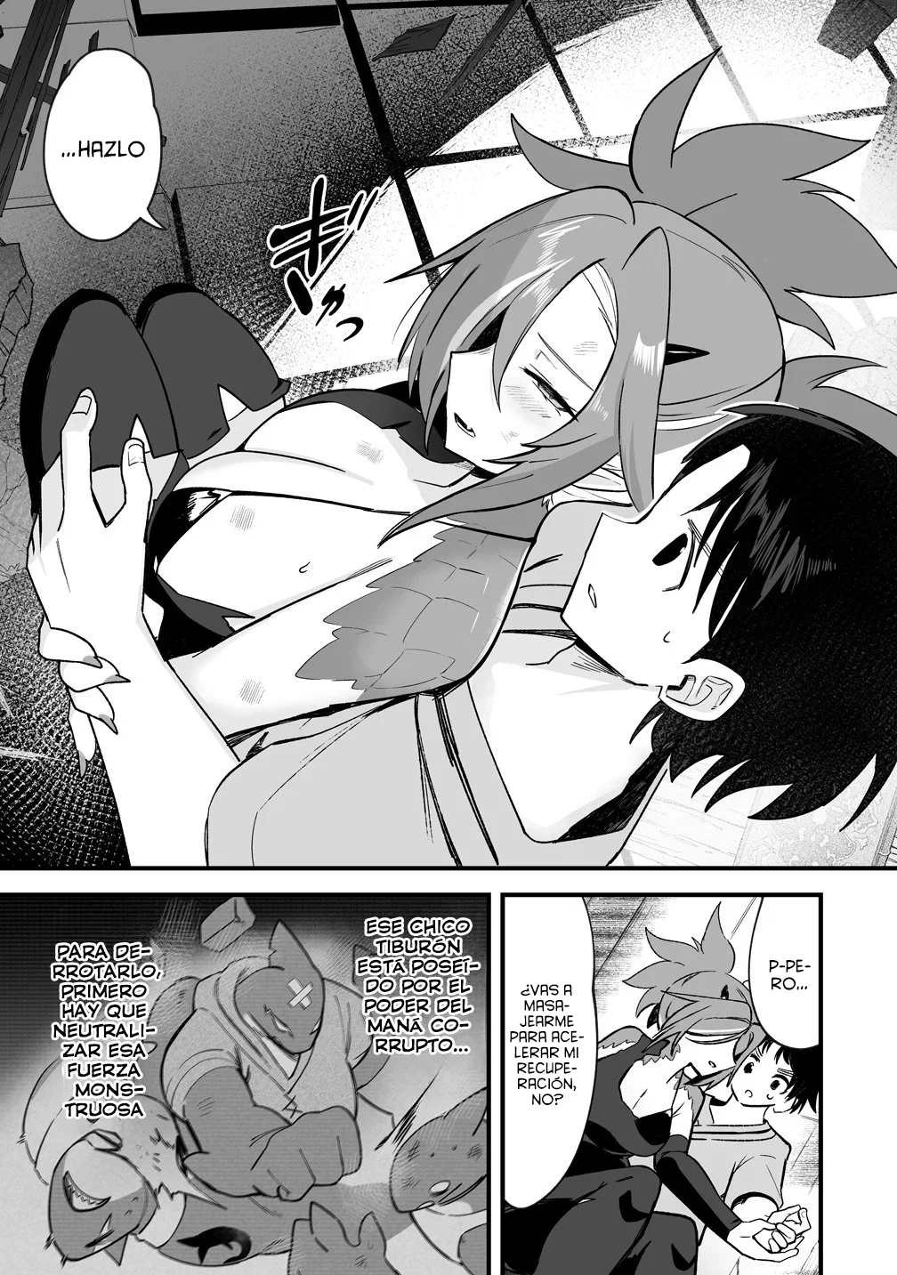 Harem de Masajes en Otro Mundo: ¡Relajo a las Chicas Monstruo Afligidas con mi Presión Divina de Dedo! - Capítulo 4 - Página 16 - LectorTMOo