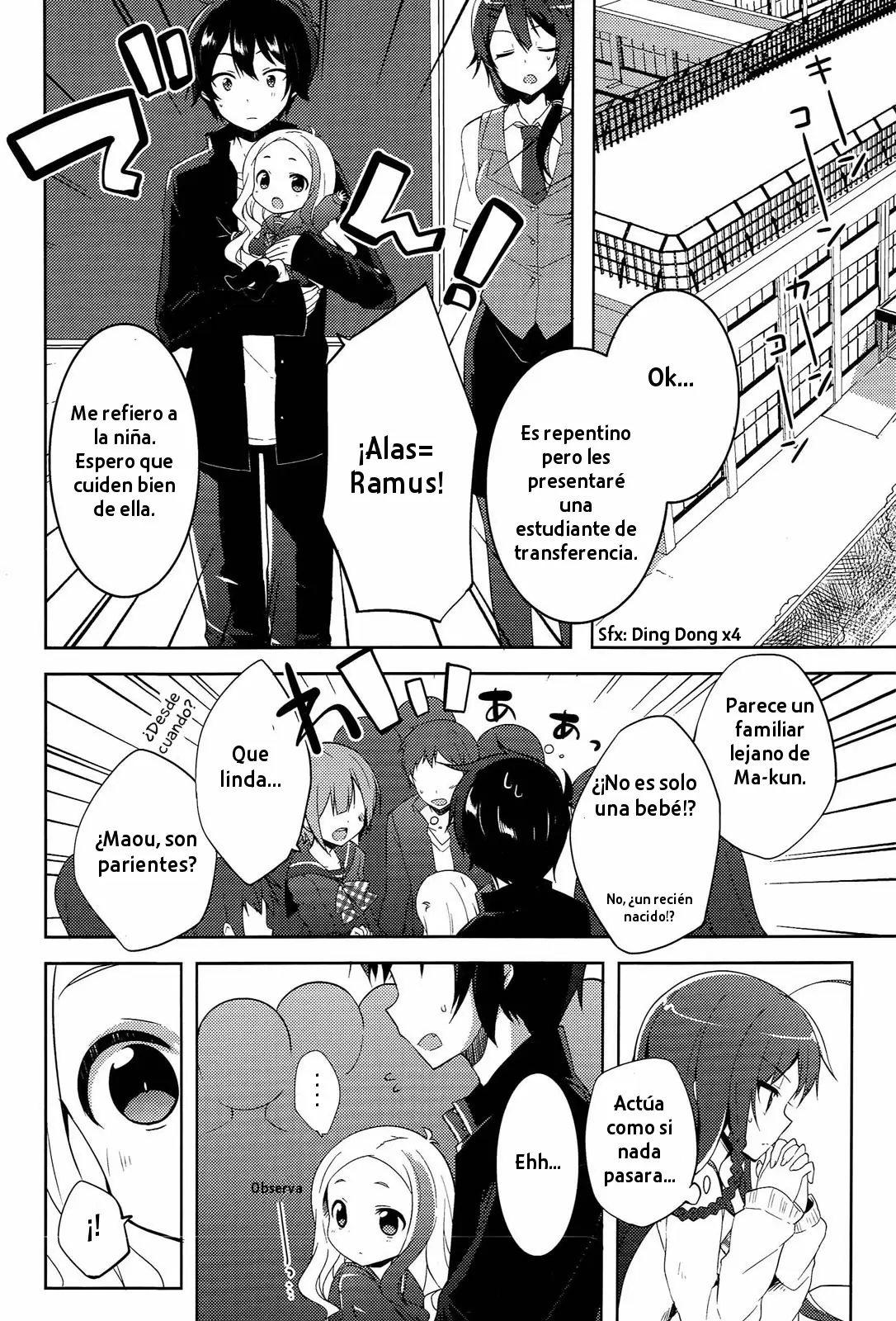 Hataraku Maou-sama! High School! - Capítulo 11 - Página 4 - LectorTMOo