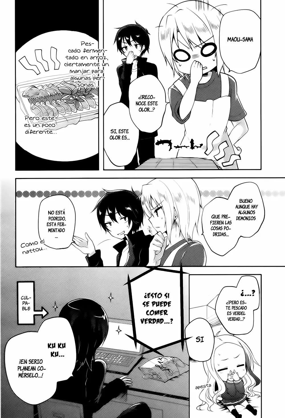Hataraku Maou-sama! High School! - Capítulo 12 - Página 4 - LectorTMOo