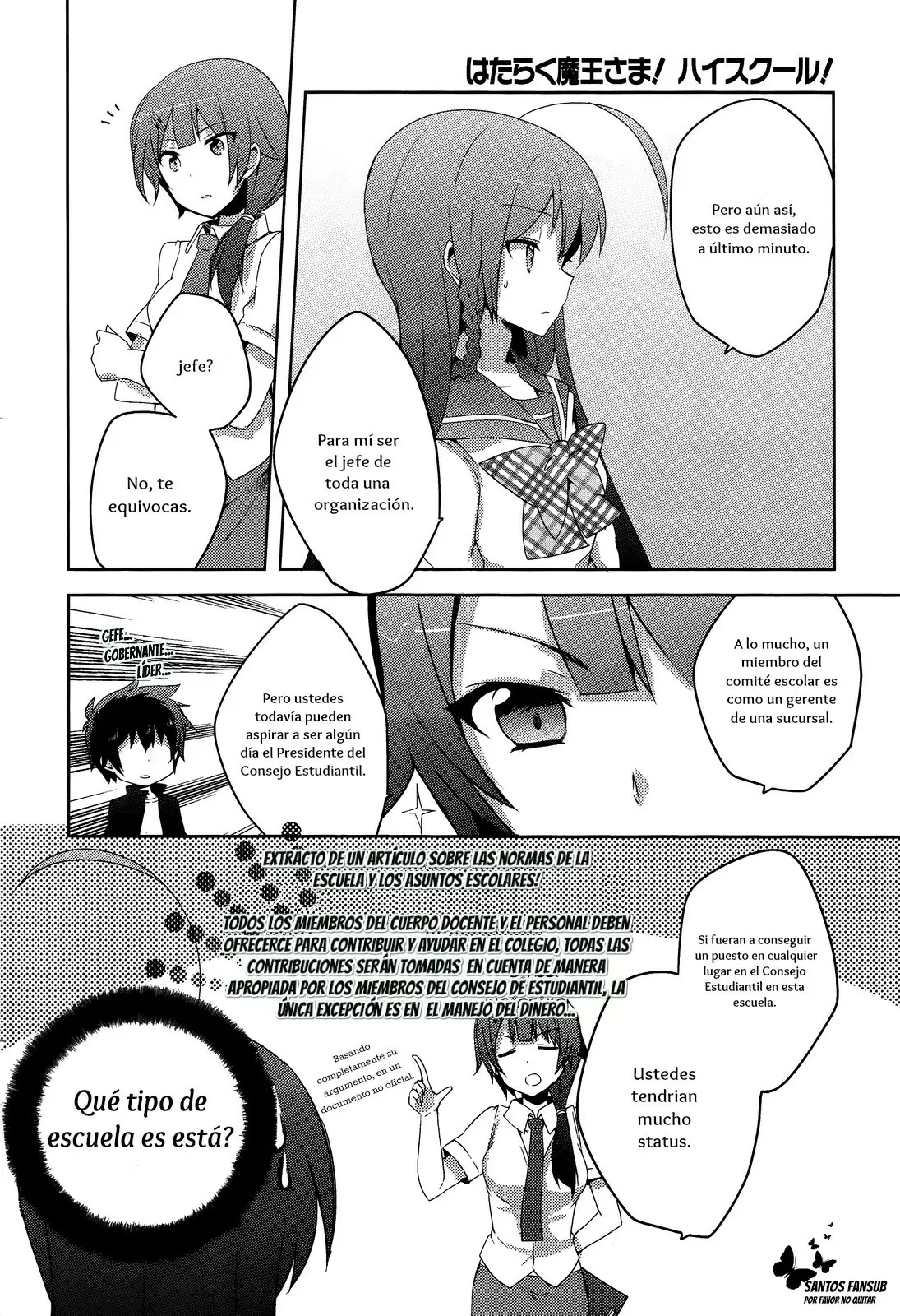Hataraku Maou-sama! High School! - Capítulo 2 - Página 10 - LectorTMOo