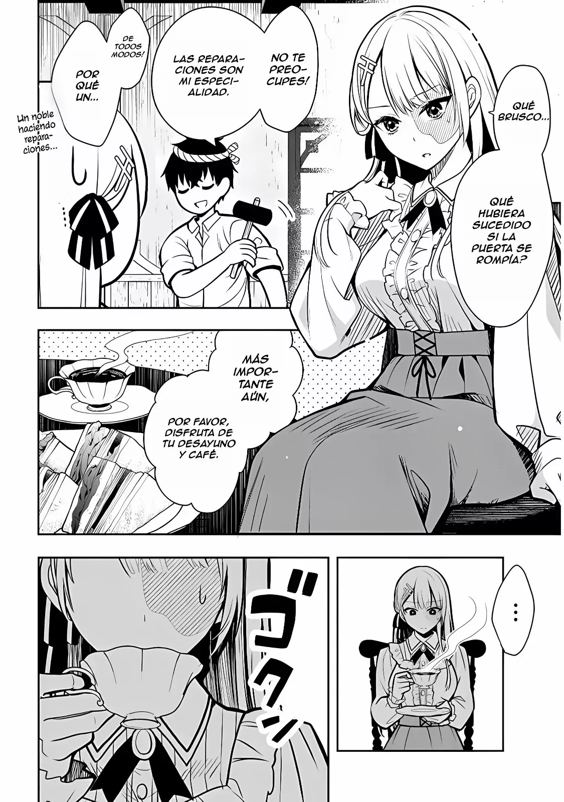 Henkyou Mob Kizoku no Uchi ni Totsuidekita Akuyaku Reijou ga, Mechakucha Dekiru Yoi Yome Nanda ga? - Capítulo 2 - Página 8 - LectorTMOo