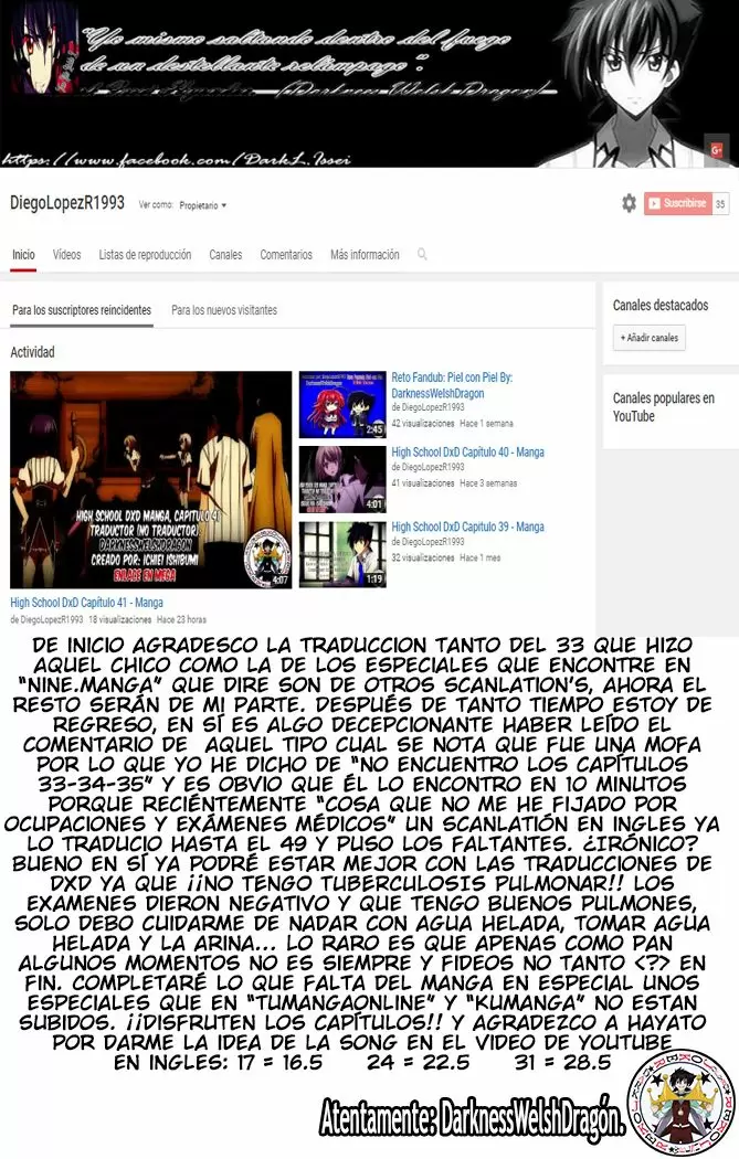 High-School DxD - Capítulo 22.50 - Página 1 - LectorTMOo