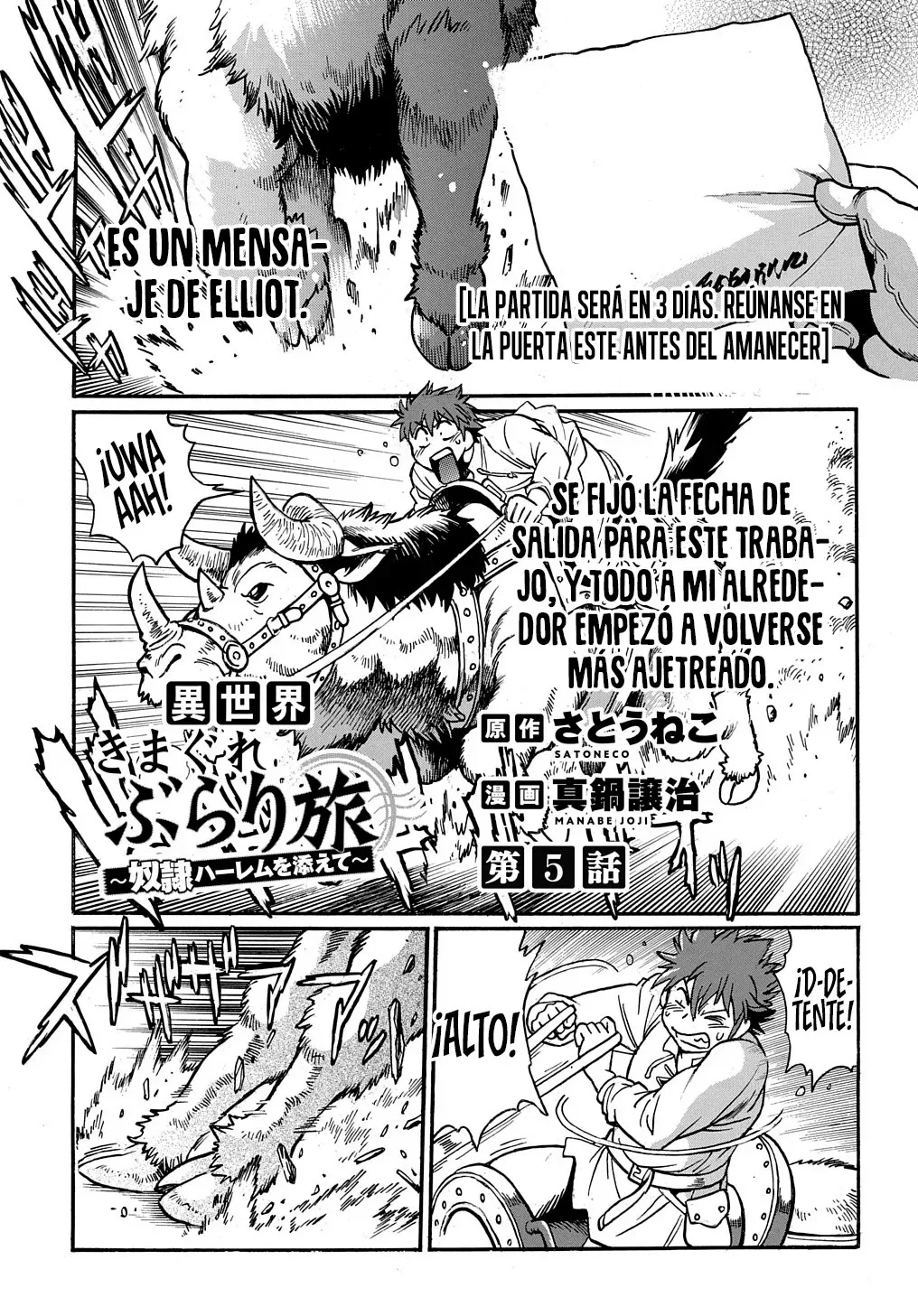 Isekai Kimagure Burari Tabi: Dorei Harem o Soete - Capítulo 5 - Página 4 - LectorTMOo