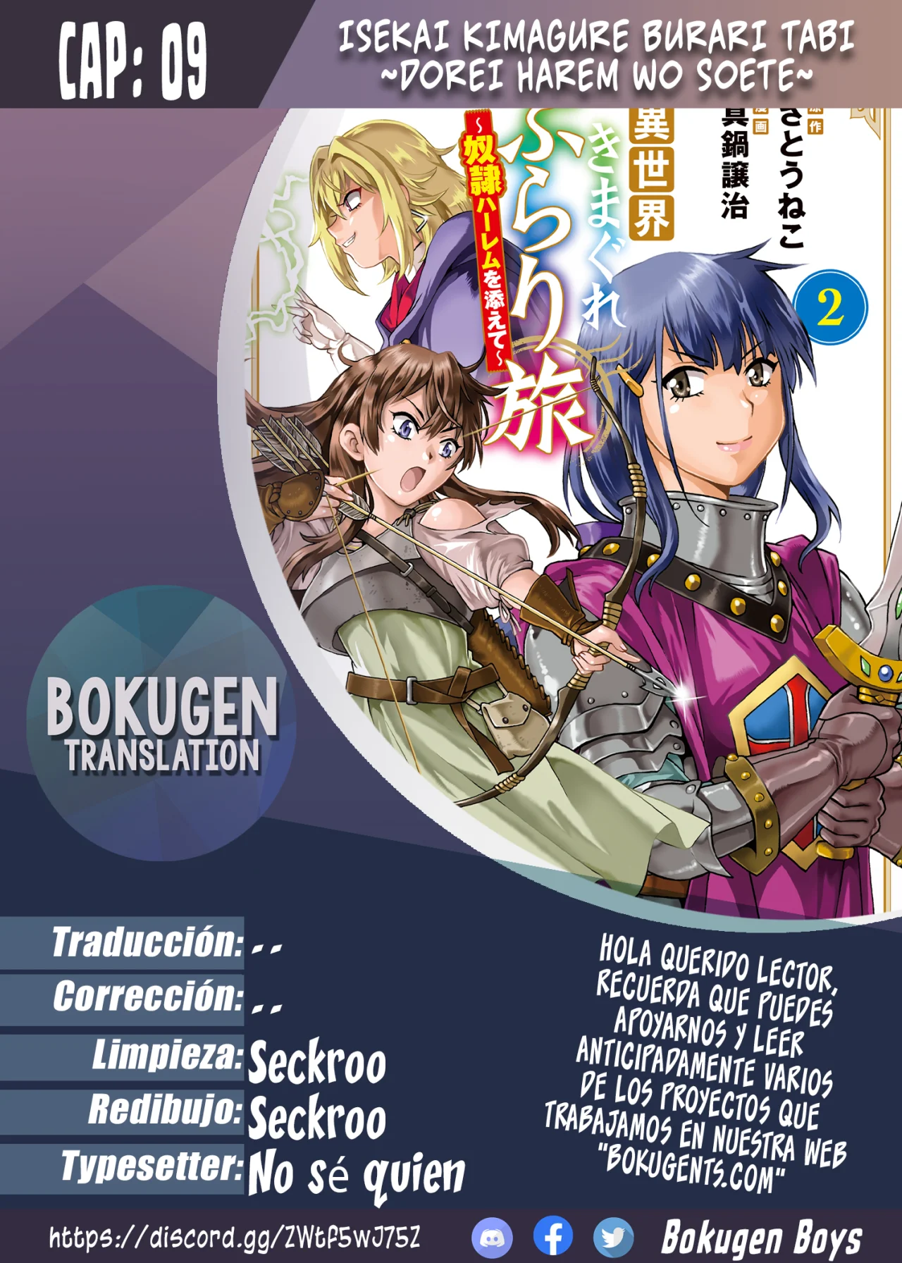 Isekai Kimagure Burari Tabi: Dorei Harem o Soete - Capítulo 9 - Página 1 - LectorTMOo