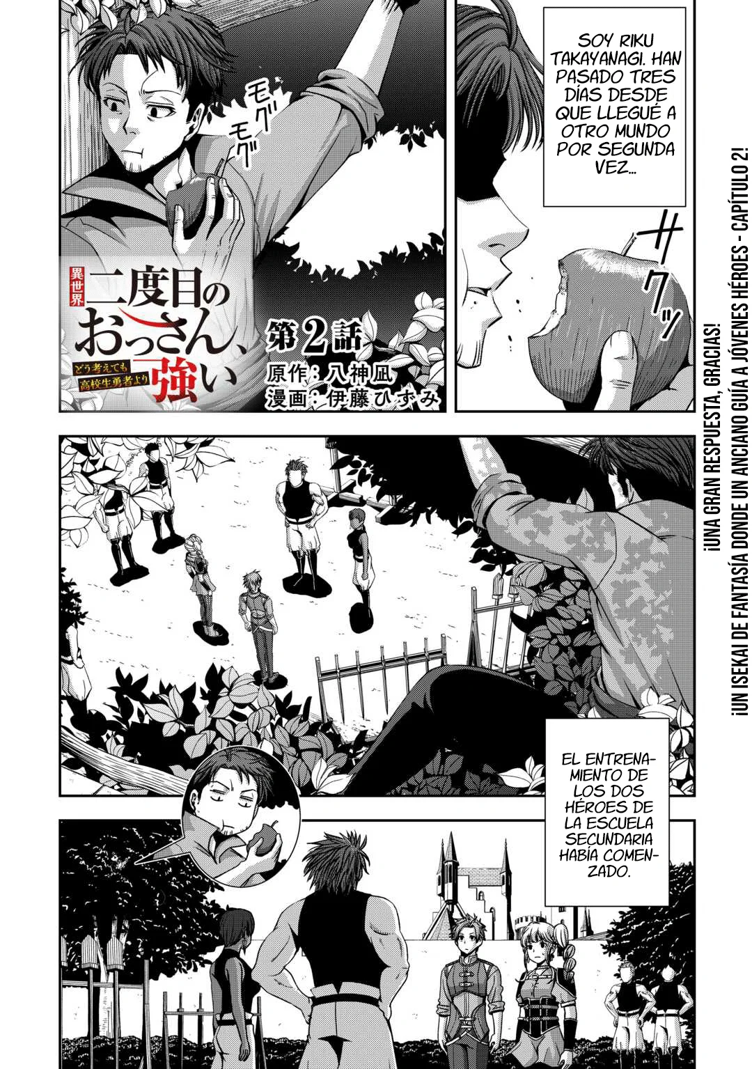 Isekai Nidome no Ossan, Dou Kangaete mo Koukousei Yuusha Yori Tsuyoi - Capítulo 2 - Página 2 - LectorTMOo